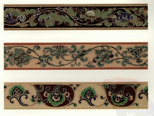 mingsonjia:Edging patterns from Mogao Grottoes dating from Tang Dynasty to Song Dynasty (source