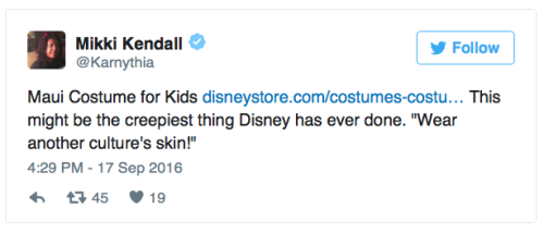 senator-awesomesause:micdotcom:Disney’s new Maui costume lets kids pretend to be PolynesianThe Disne