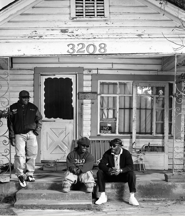 Scarface, Bushwick Bill and Willie D of the Geto Boyz. Every city has a section that