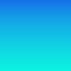 gradienty:  Denim Bright Turquoise (#166ee9 to #0bf4e0)