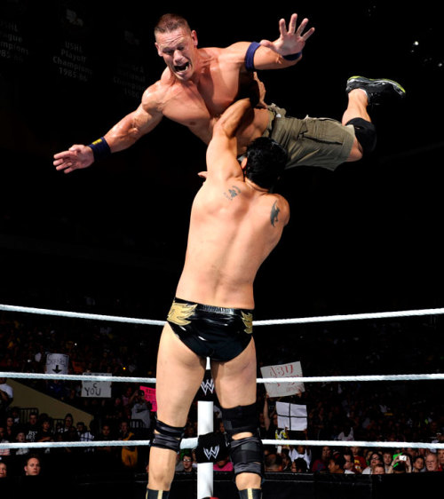 Sex fishbulbsuplex:  John Cena vs. Alberto Del pictures