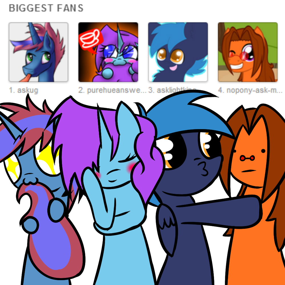 chrysalis-army:  My biggest fans!!!! askug purehueanswers asklightking nopony-ask-mclovin