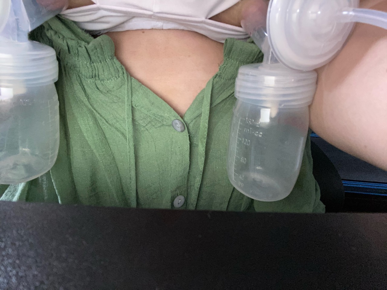 preggoalways:The twins just finished nursing a mid morning snack but this mommy still