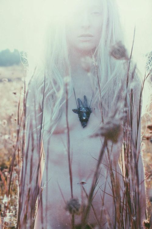 hapless-hollow:   Modeled by Kris Hatch  |  Photographed by Courtney Brooke Hall   |  Makeup by Steffanie Strazzere  http://www.burialground.org/ 