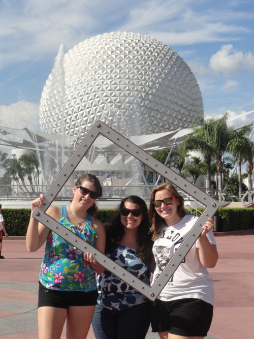 My roomies and I had the best day yesterday! Stefani, Brittany, and I got up early and went to Epcot