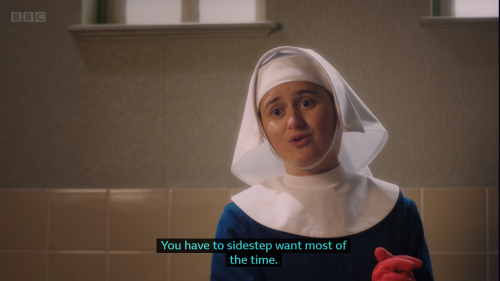 ctmwidower: Sister Frances reminds Nurse Corrigan that everyone needs to be loved.CtM S11E03