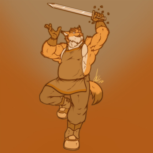 More Pics Of Aidan, My Blacksmith Lynx By Tidekeeper On Twitter
