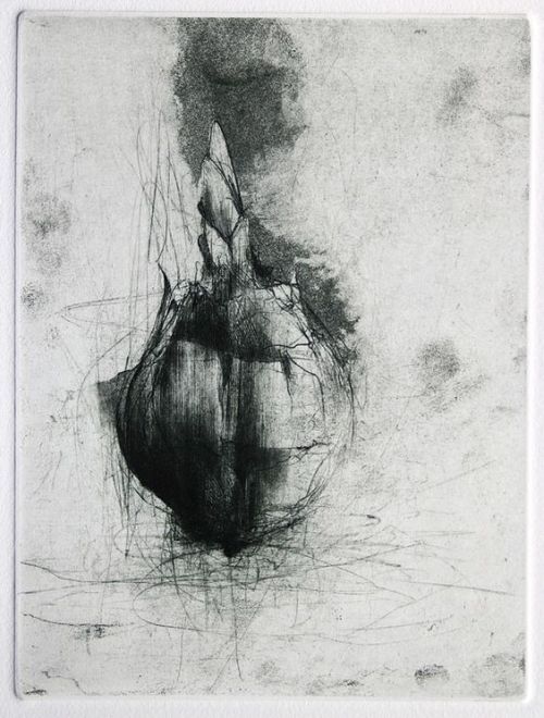 Jake Muirhead - ‘Bulb' (soft-ground etching, aquatint and drypoint)