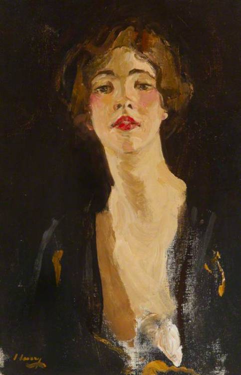 Violet Keppel, Mrs Denys Robert Trefusis  -  John Lavery , 1919Irish,  1856–1941oil on canvas board 