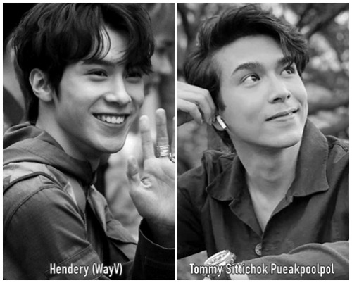 Hendery (WayV)  X Tommy Sittichok Pueakpoolpol (Thai actor)