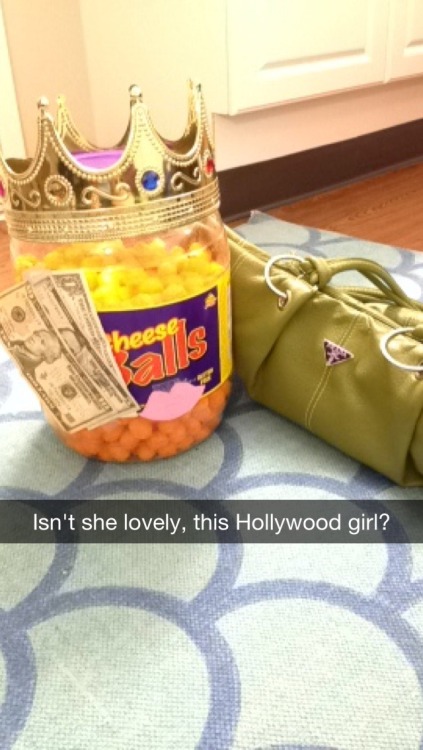 wonderland-perspective: My sister keeps sending me snapchat of her cheese balls….