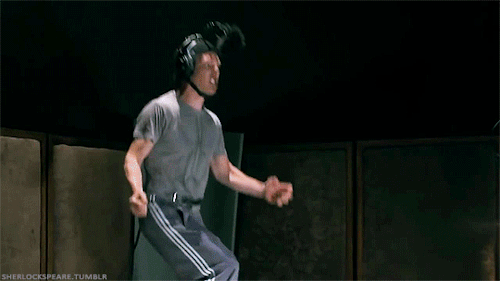 thescreechowl: sherlockspeare: Benedict doing motion capture 2012(The Hobbit) VS 2015(Mowgli)in the 