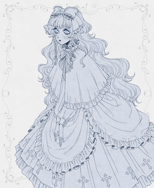 The Only Pocket Mirror Maiden I Have Never Drawn🪞 Waiting For GoldenerTraum