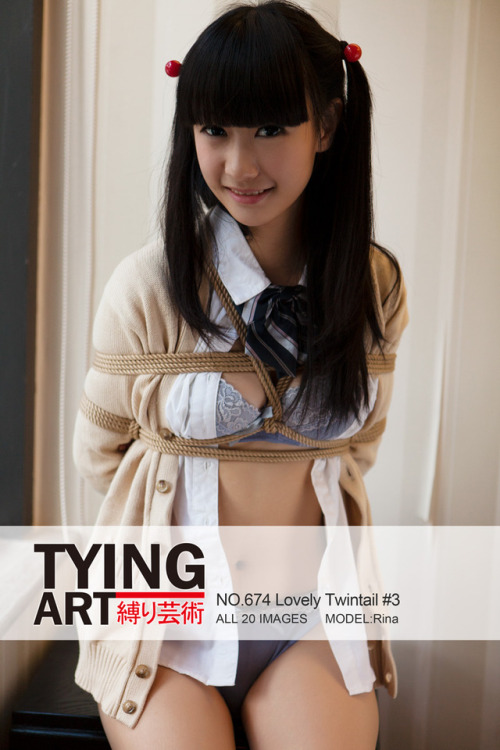 www.tyingart.com/gallery/00674No.00674 Lovely Twintail #3 [20Pics] ツインテールの女子校生Rinaちゃんの制服スカート