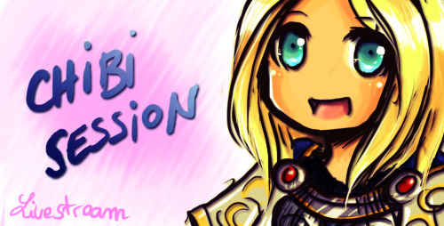 maddynshinaa:  Shinaa’s free chibi session on next saturday afternoon (London GTM) from 1PM until we get fed up. I’ll livestream for you guys and will doodle chibis people will suggest me. Private requests as well.  Reblog to promote. 