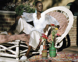 a-state-of-bliss:   Vogue Italia April 2016 - Ajak Deng by Bruce Weber  