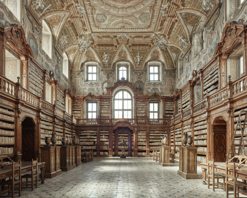 livesunique: Library, Naples, Italie.  David Burdeny Photography 