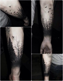 darkandgloomypics:  Awesome, dark tattoos.