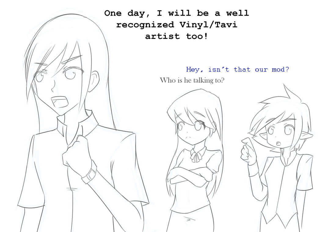 jonfawkes:  Fanart for some of my favorite artists! From left to right:http://sei-replies.tumblr.com/http://kare-valgon.tumblr.com/http://megarexetera.tumblr.com/