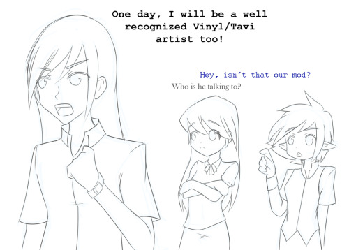 jonfawkes:  Fanart for some of my favorite artists! From left to right:http://sei-replies.tumblr.com/http://kare-valgon.tumblr.com/http://megarexetera.tumblr.com/ My apologies of I got any details wrong  day reblog! Aaah-aaaah-ah!