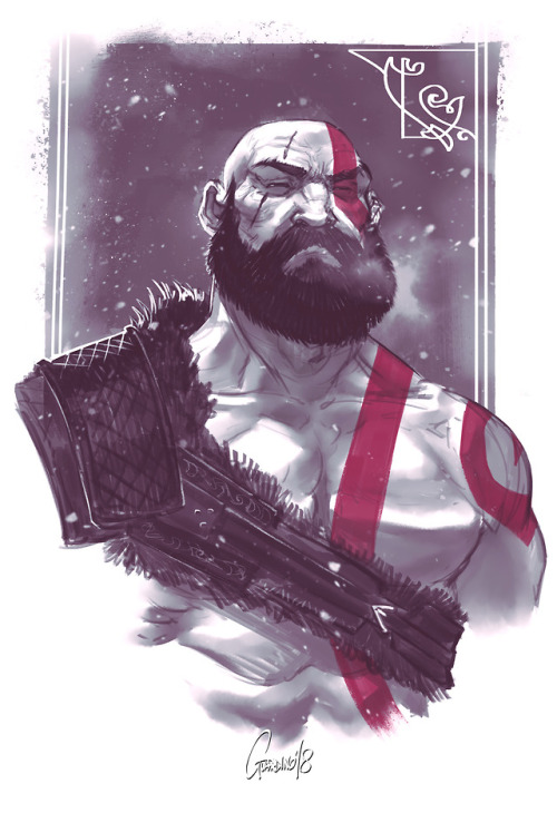 “Don’t be Sorry.Be better.” Little Hype Sketch for GoW :D