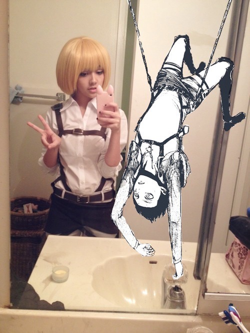 sailorgay:  hangin with my boy eren get it cause. hes hangin. shit im sorry 