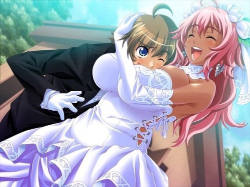 bwwm-anime: I want this kind of wedding