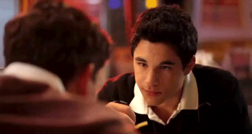 because-b:  Anton Ciurlia as Damien in Cappuccino (2010)(Also in Boys on Film 7: Bad Romance anthology) This straight fuckboy is playing a very dangerous game. Never joke about blowjobs. 