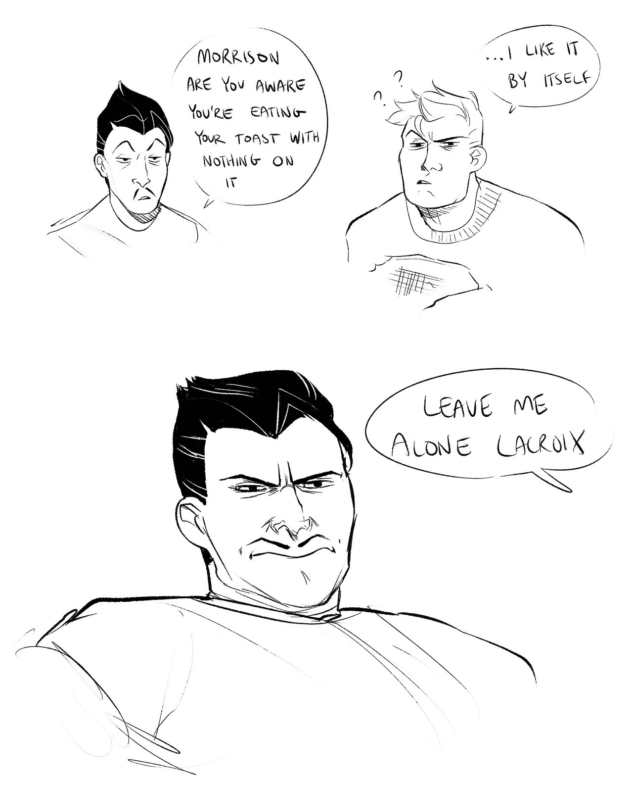 disteal:Some more Gerard I doodled while finishing my assignment because he was surprisingly