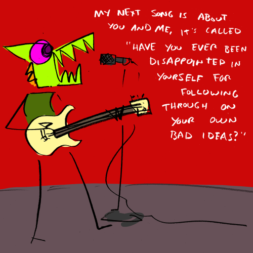 explodingdog:Crazy Monster’s song about love.