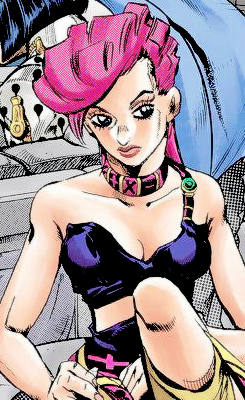 yoshihirokira:10 Colourful Days By Hanae-Ichihara / Day 9: Pink Haired Character - Trish Una(Jojo’s 