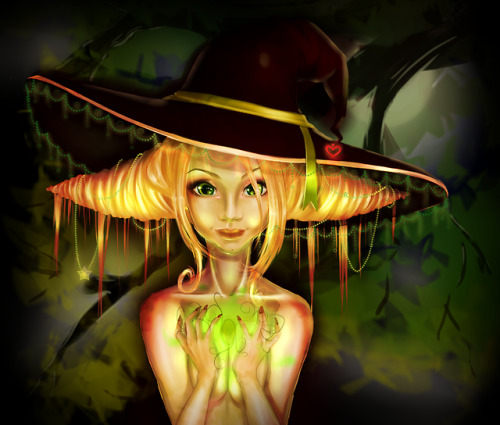 Еще больше Рыжко. Моя любимая зеленая ведьмочка :З _____Even more Ryzhko. My favorite green witch: З