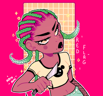 ami0amii:Braids are officially my favorite hairstyle to draw now 
