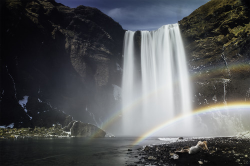 One week in Iceland. A self portrait series.