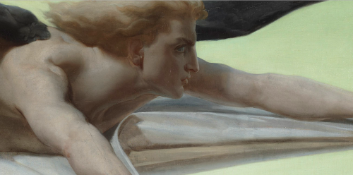 wonderwarhol:Details of Equality Before Death, 1848, by William-Adolphe Bouguereau (1825-1905)