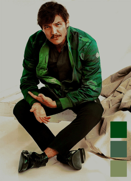 transitorywhim:PEDRO PASCAL POSTERS → Green