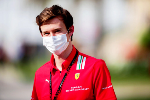 dams-racing:CALLUM ILOTT during previews ahead of Formula 1 Testing at Bahrain International Circuit