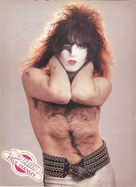 superseventies:  KISS: Paul Stanley pinup.