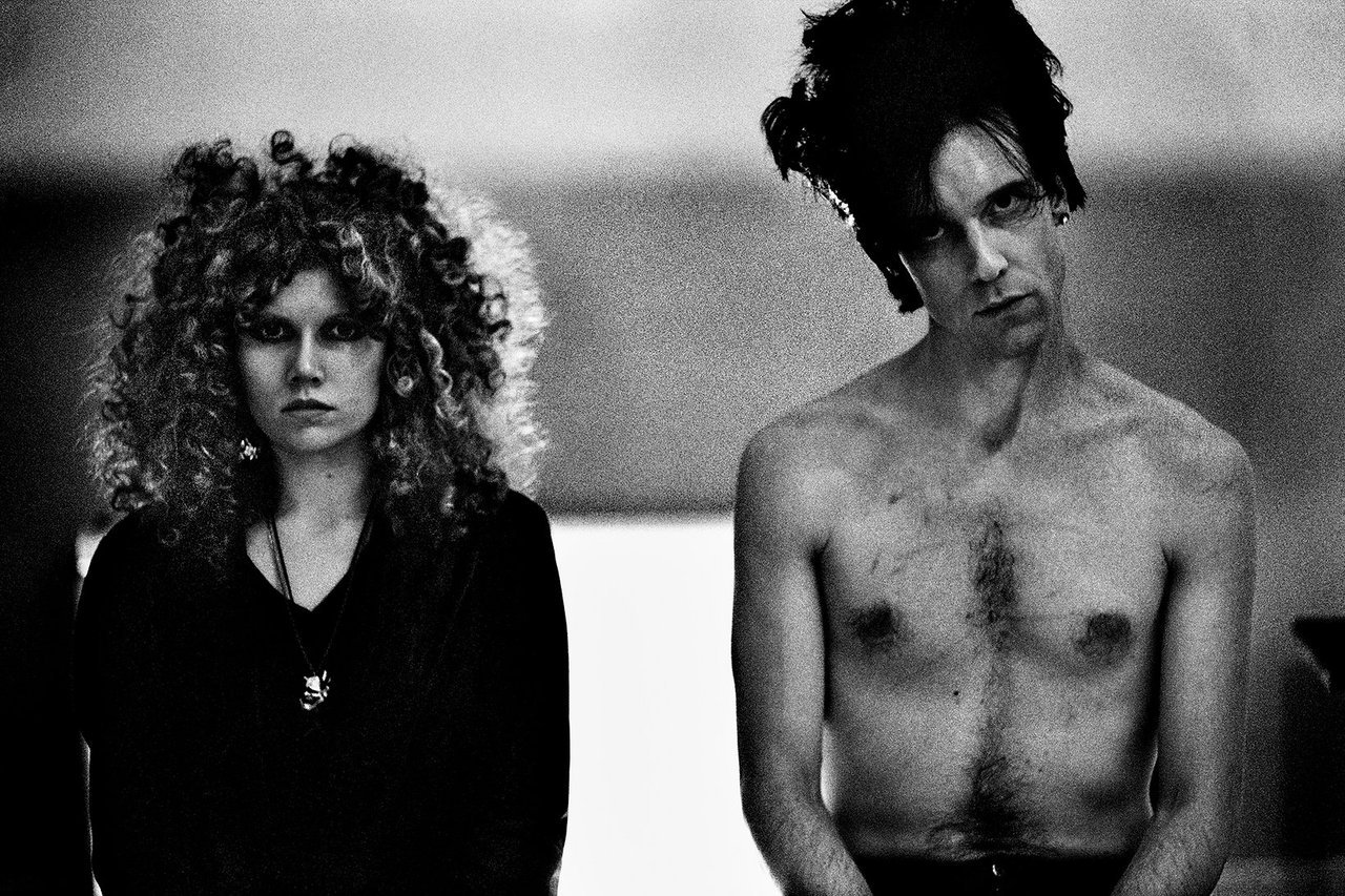 lifeinasmalltowninkyushu: Poison Ivy + Lux Interior from The Cramps (1980) by Anton
