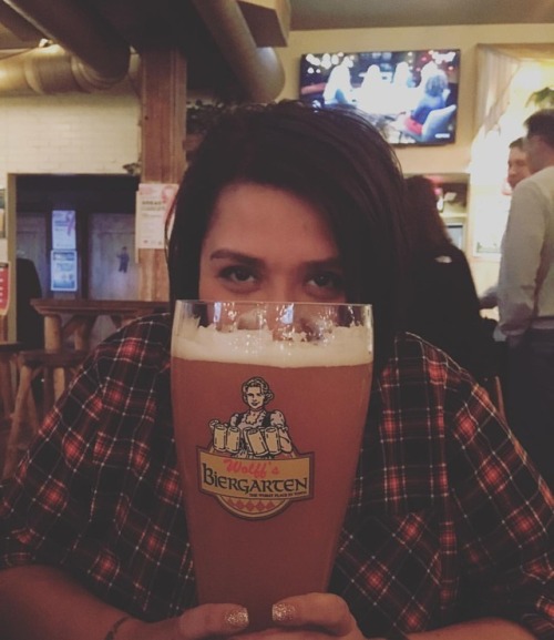 Round two for the birthday babe! Only you would drink a boot of juice bomb! (at Wolff&rsquo;s Bi
