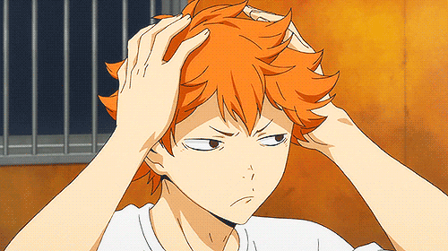 aki00113:  HINATA IMITATING KAGEYAMA  (´∀｀)♡ THESE TWO SHOULD HURRY UP AND GET MARRIED ALREADY. 