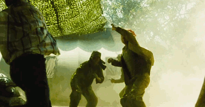 kungfumasters:  How amazing flying kick!! The guy defeated three opponents!!Feiyue