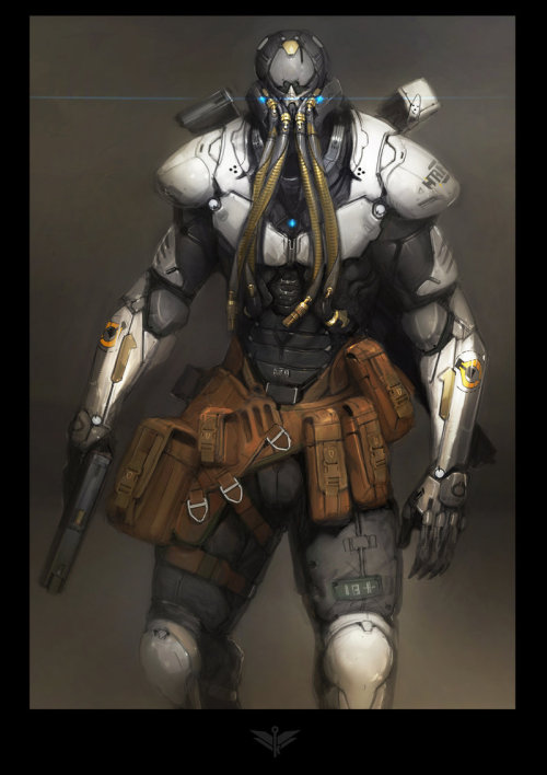 ArtStation - Bosskey TASC Sketch, by James HawkinsMore robots here.