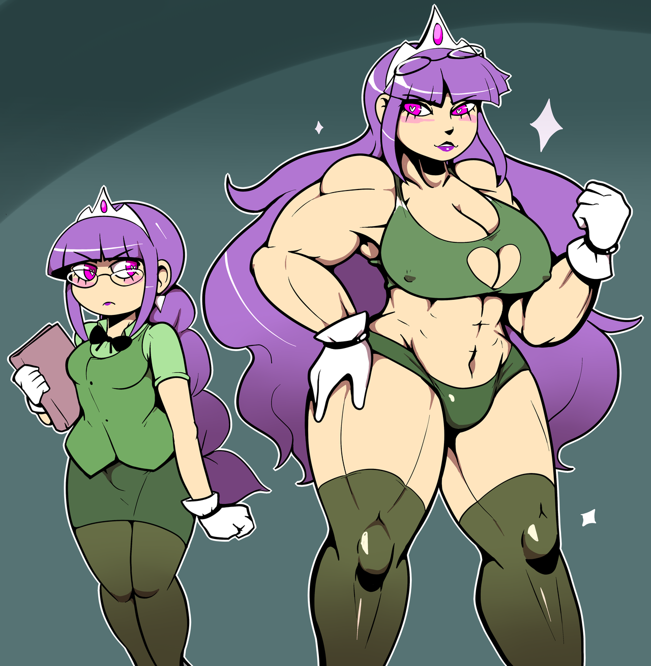 royaloppai: A random idea I had was Delta being able to get super swole or power