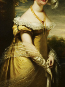 Jaded-Mandarin:  William Beechey. Detail From  Augusta Sophia Of The United Kingdom,