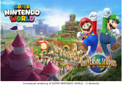 iheartnintendomucho: Super Nintendo World Coming to Universal Studios Japan In time for the 2020 Tokyo Olympics. Universal Studios Orlando and Hollywood will also get their own Mushroom Kingdoms, but no dates are set for their debut.  These worlds will