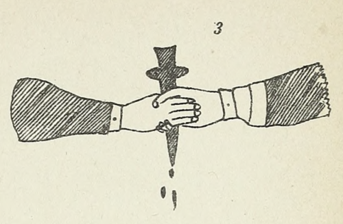 nemfrog:A tatoo said to be popular with gay criminals. L'homme criminel: Atlas. 1888.