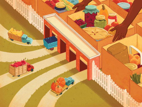 Food Hubs for Ottawa Magazine.This is something I did a few months ago. It was for an article about 