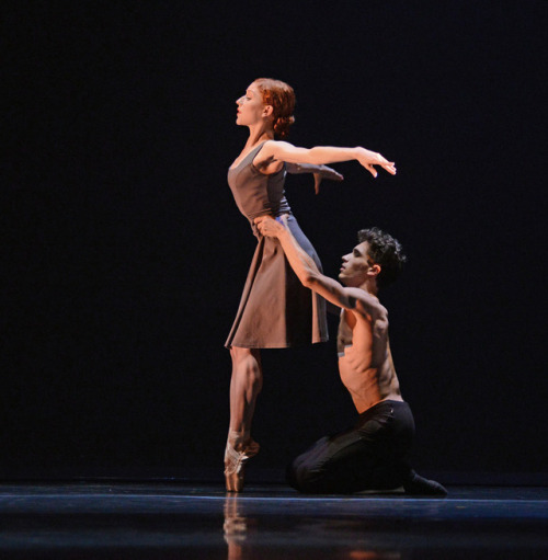 Jessica Hyde and Lorenzo Bernardi in Daniela Cardim Fonteyne’s Tangents, New English Ballet Theatre,