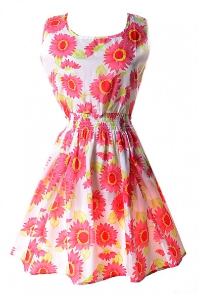 blogtenaciousstudentrebel:  Tea Dresses Vintage Floral Print Crisscross Back Cami